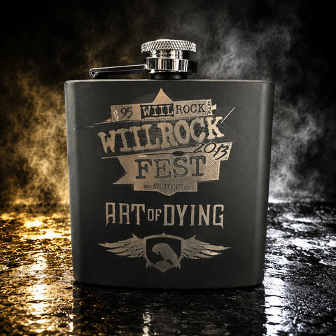 Signed flask